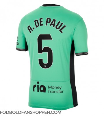 Atletico Madrid Rodrigo De Paul #5 Tredjetrøje 2023-24 Kortærmet